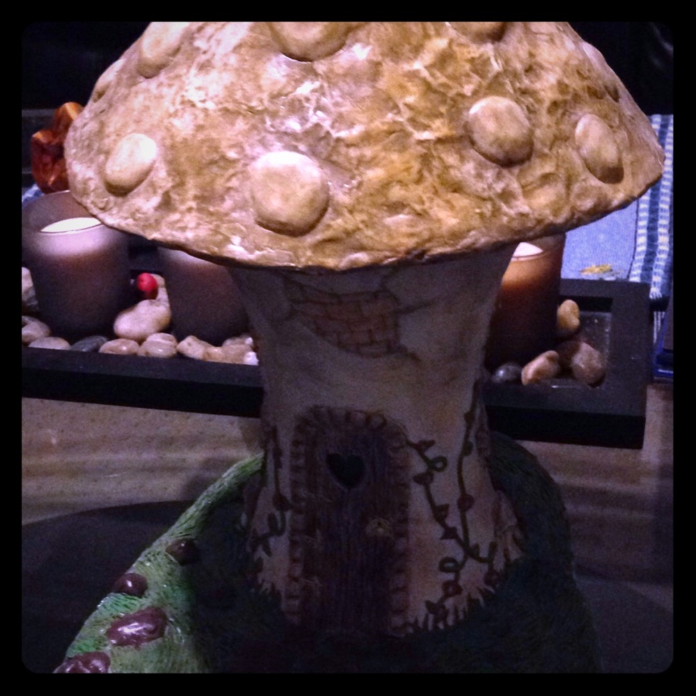 Mushroom fairy house